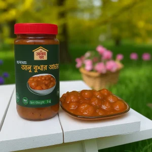 homemade alu bokhrar achar